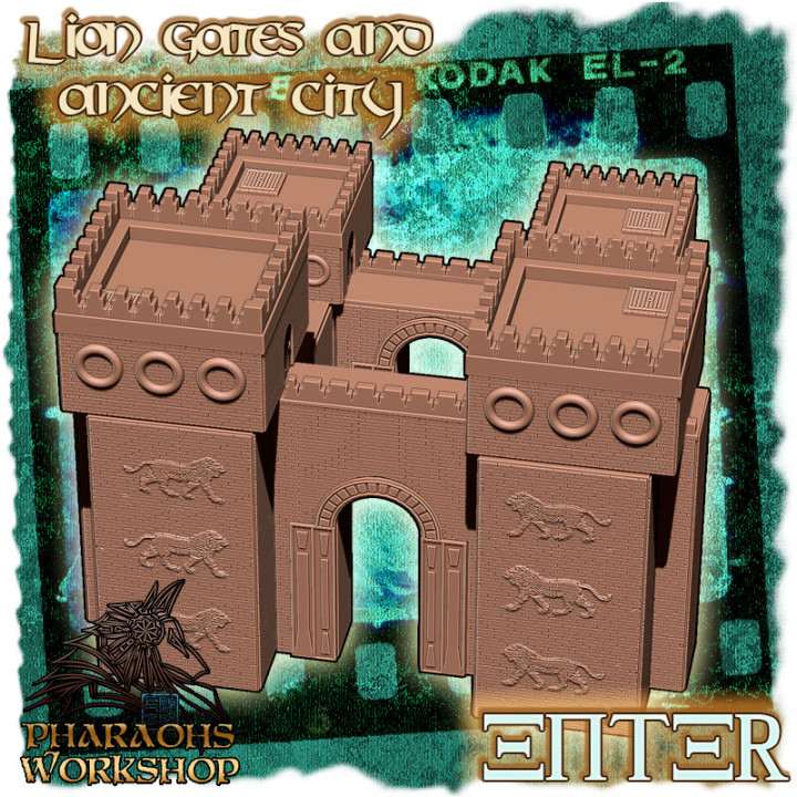 Lion Gates and Ancient City image