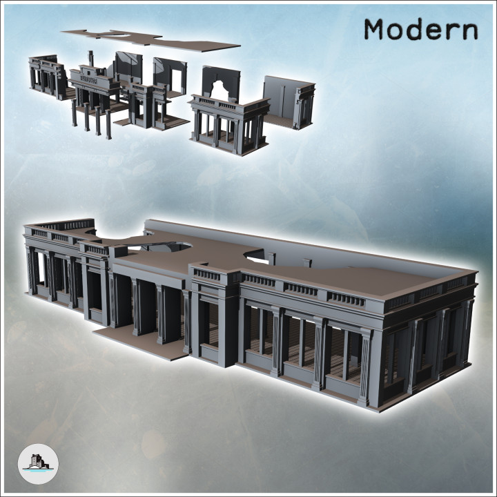 3D Printable Dzerzhinsky Tractor Factory (Stalingrad, Soviet