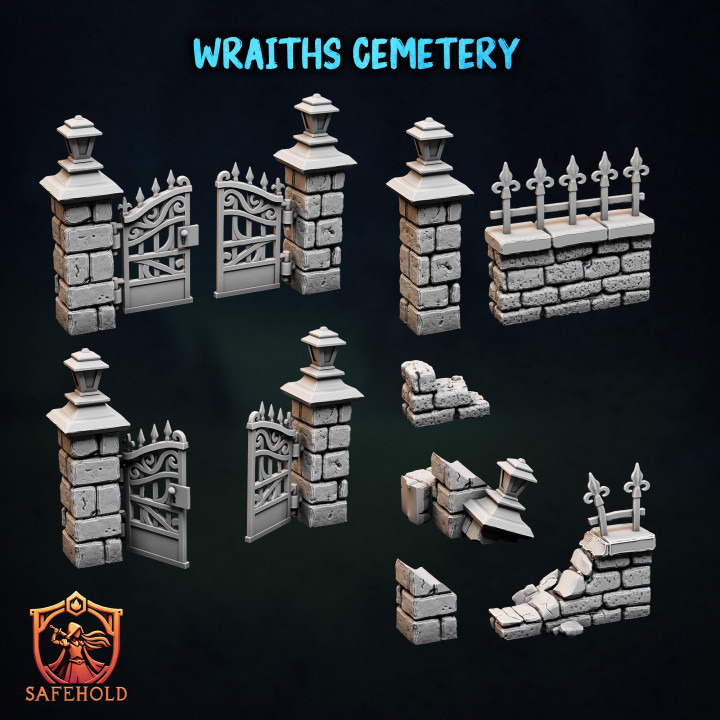 Cemetery Terrain Set image