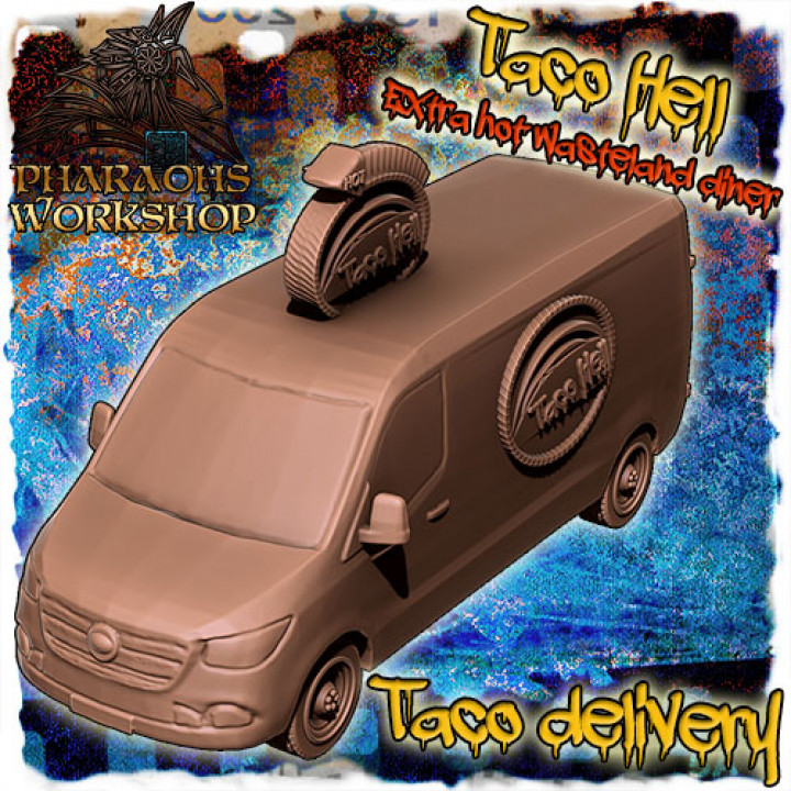 Taco Hell Delivery Van image