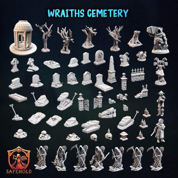 Wraiths Cemetery - Full Graveyard Set image