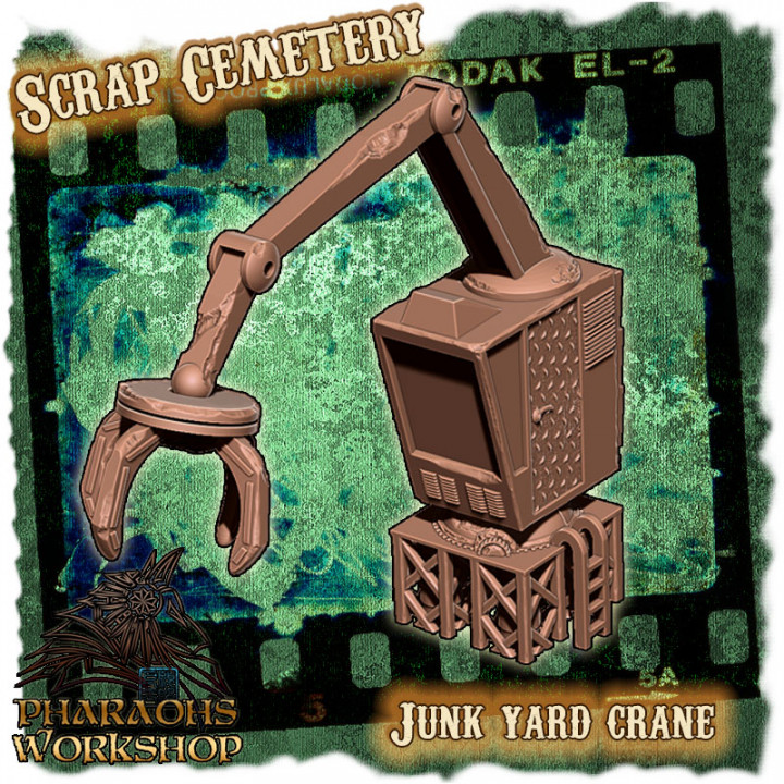 Junkyard crane image