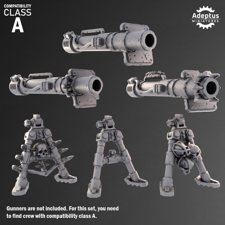 Heavy Weapons - Design Option 1. Renegades and Heretics. Compatibility class A. image