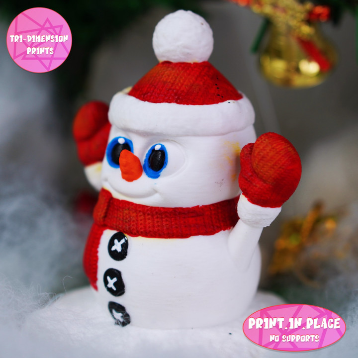 CUTE SNOWMAN (NO SUPPORTS)