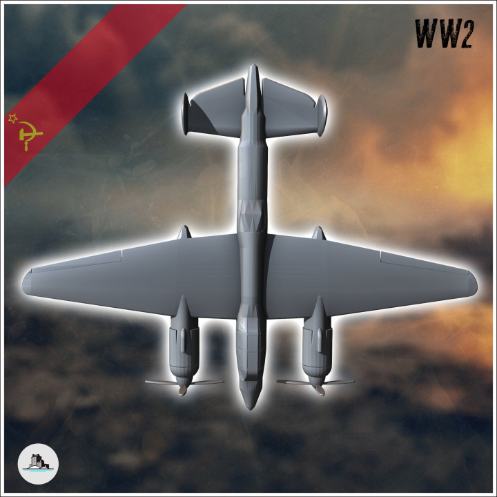 Soviet Tupolev Tu-2 Bat ANT-58 bomber aircraft (29) - Soviet army WW2 Second World East front Ostfront