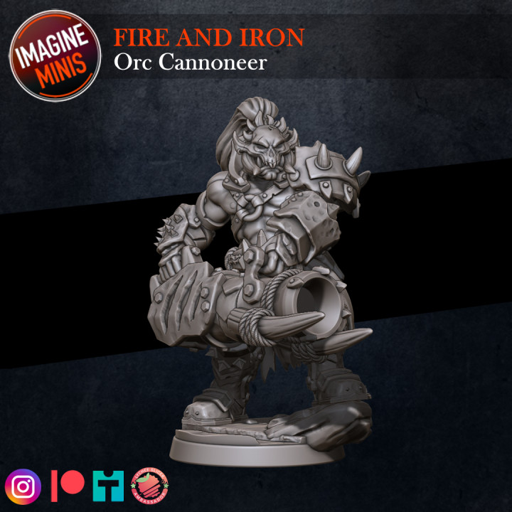Fire and Iron - Orc Cannoneer image