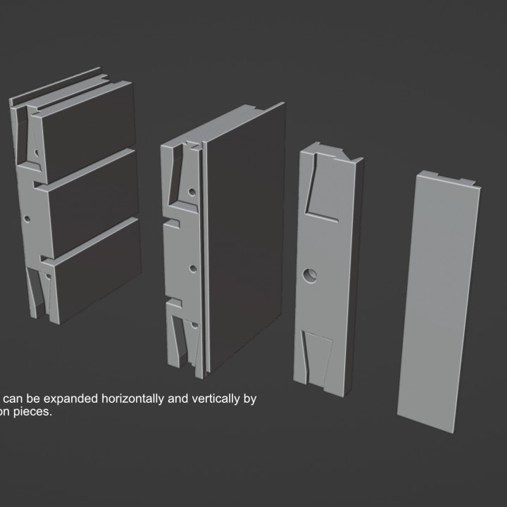 3D Printed Modular Display Case image