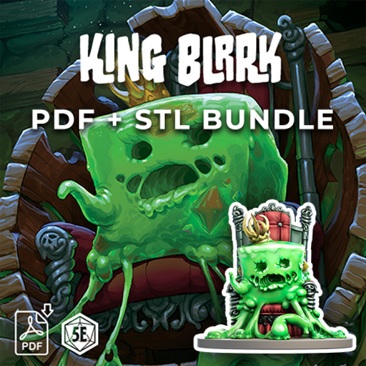 Big Bad 013 King Blrrk - (PDF) + (STL) Bundle image
