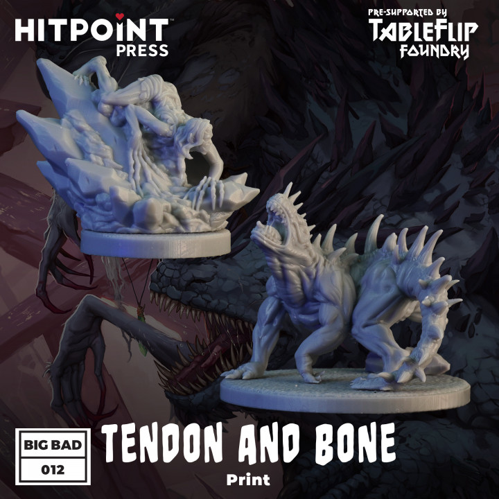Big Bad 012 Tendon and Bone - (PDF) + (STL) Bundle image