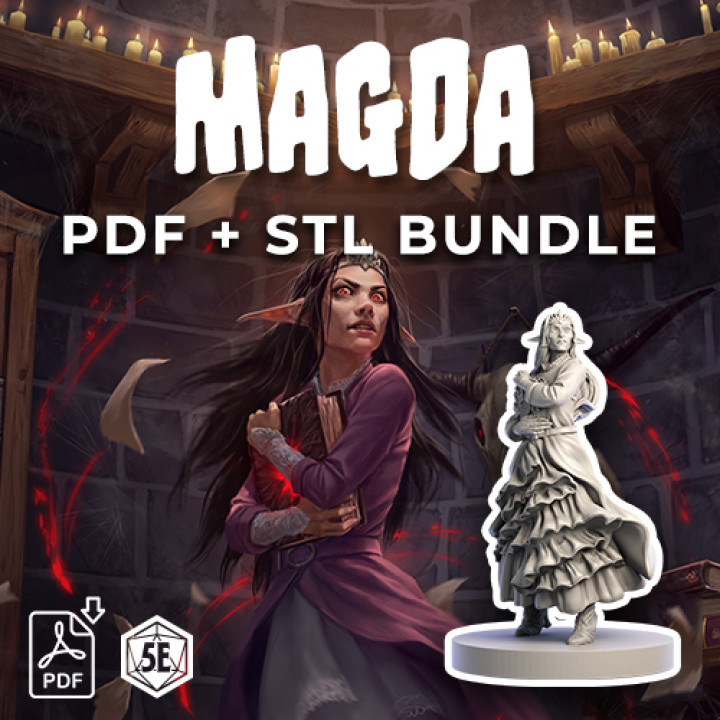 Big Bad 010 Magda - (PDF) + (STL) Bundle image