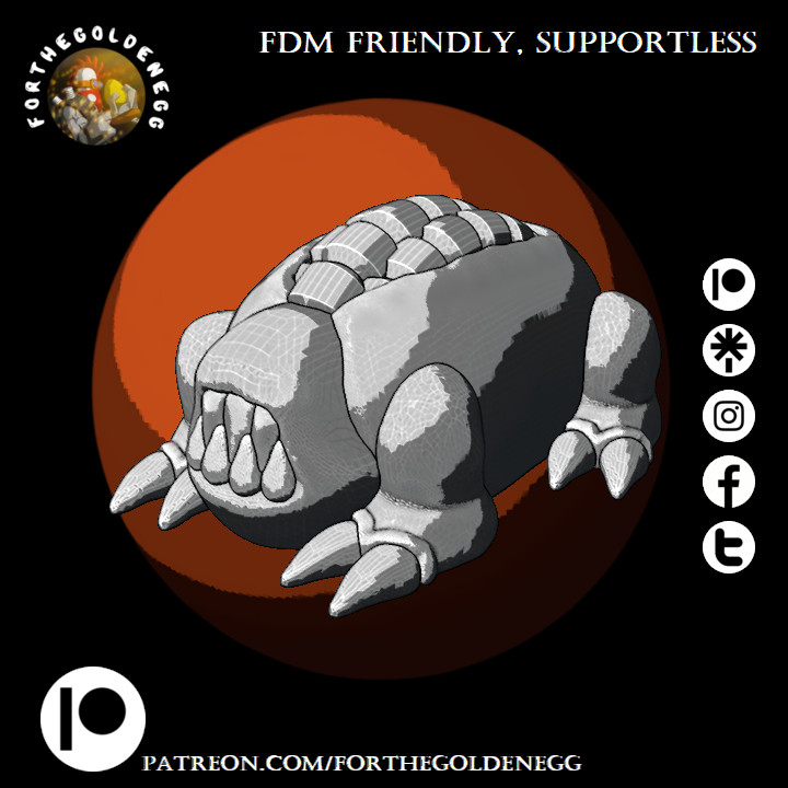 The RoboPotato (FDM friendly, supportless) image