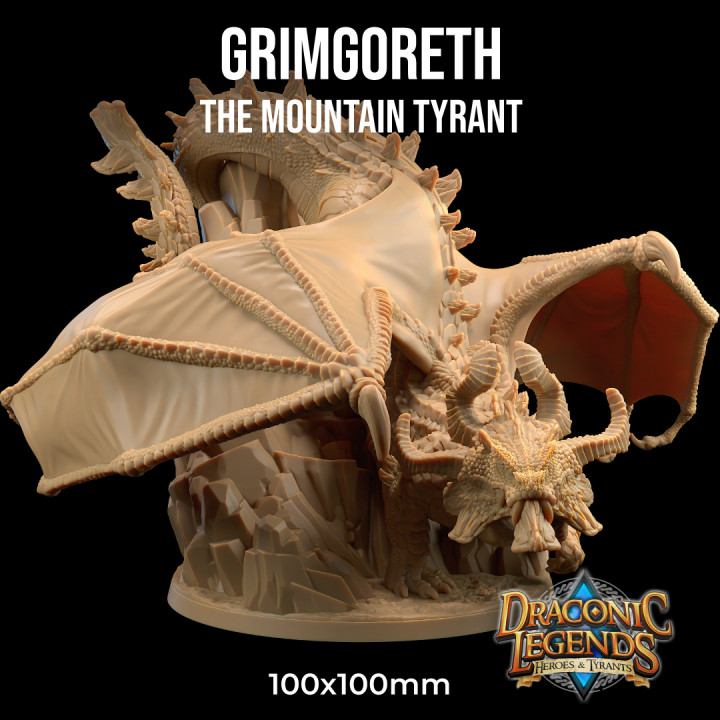 Grimgoreth, The Mountain Tyrant | PRESUPPORTED  | Draconic Legends Hero's and Tyrants's Cover