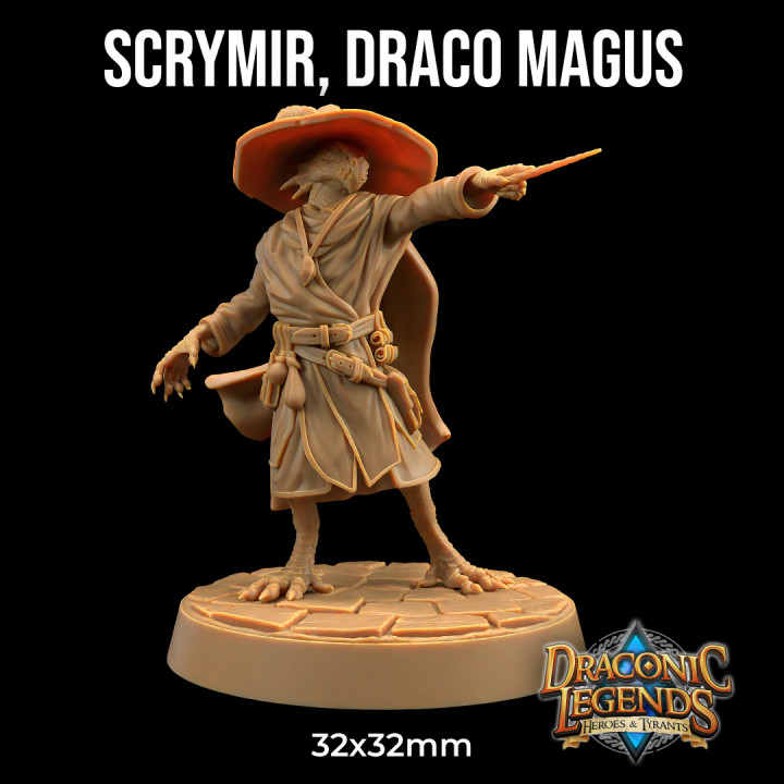 Scrymir, Draco Magus | PRESUPPORTED | Draconic Legends Hero's and Tyrants's Cover