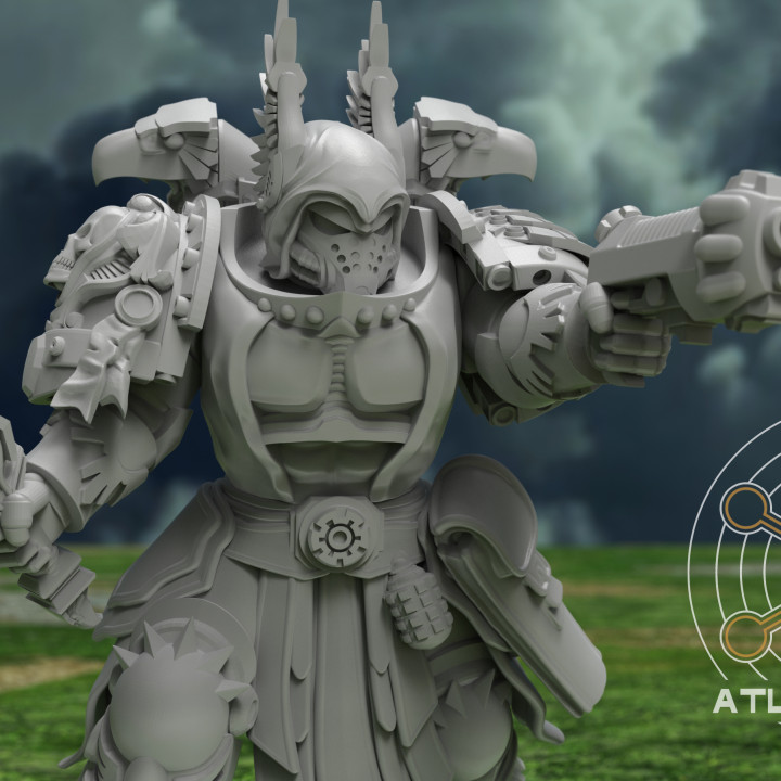 3D Printable Angelic Knights Malakim by Atlan Forge