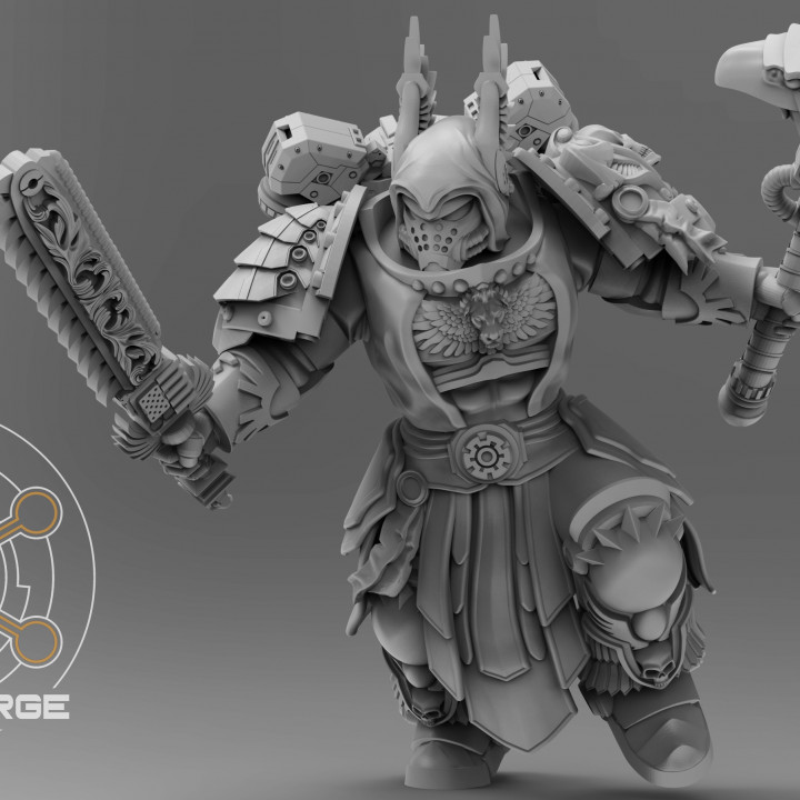 3D Printable Angelic Knights Malakim by Atlan Forge