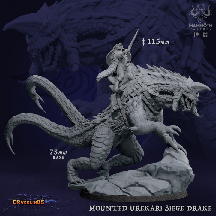 Mounted Urekari Siege Drake image