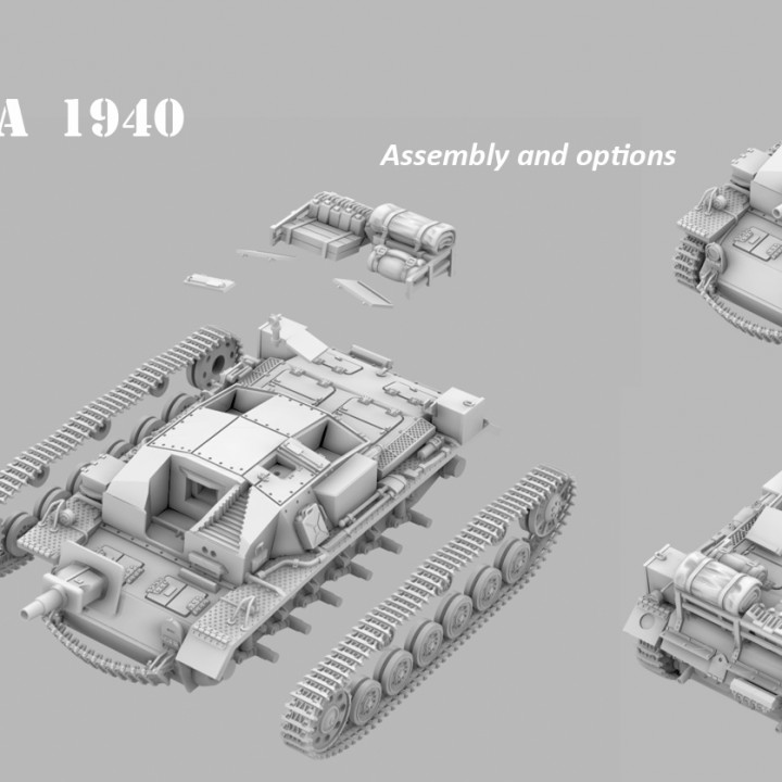 Descargar Stug III A, 1940 de Counlane Models