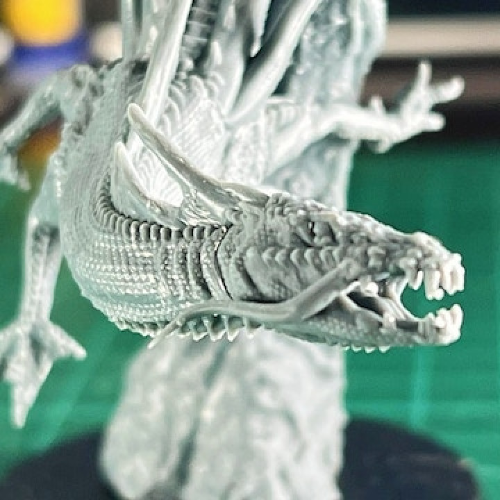 3D Printable The Great Basilisk of Ark'Habbath. Sea Dragon (Unsupported ...