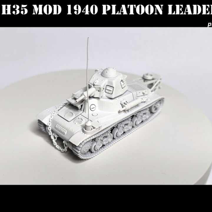 Hotchkiss H35 mod 1940, Platoon Leader