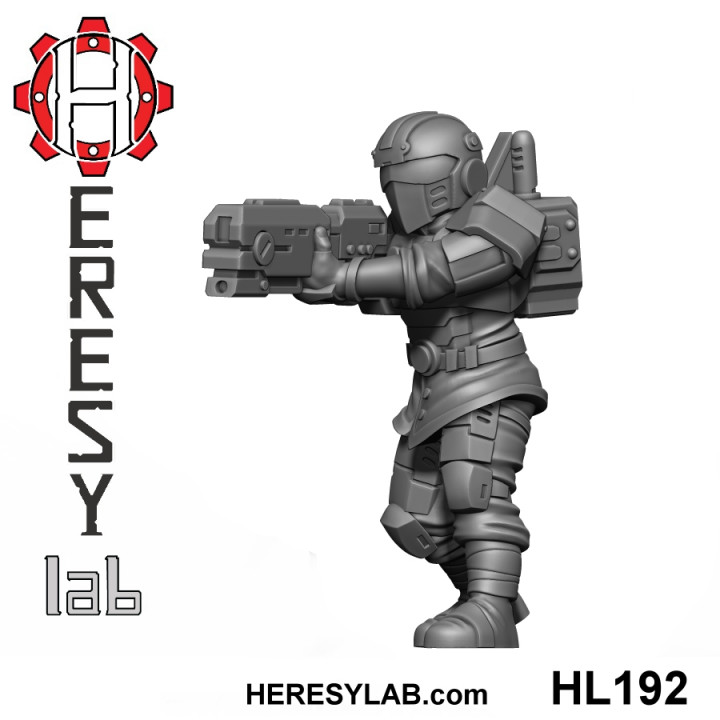 HL192 - Greater God Militia 2 1 - Also Pre-Supported - Dec 2023 image