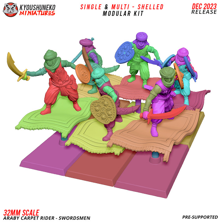 3D Printable December Fantasy 2023 Release - Araby Army IV