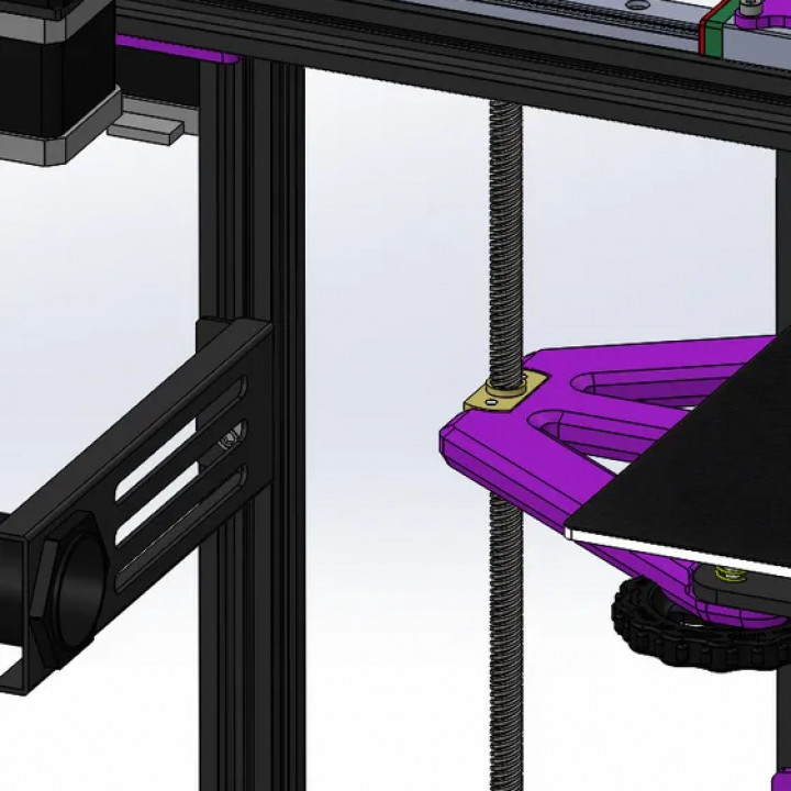 3D Printable EnderXY Triple-Z by Supavitax