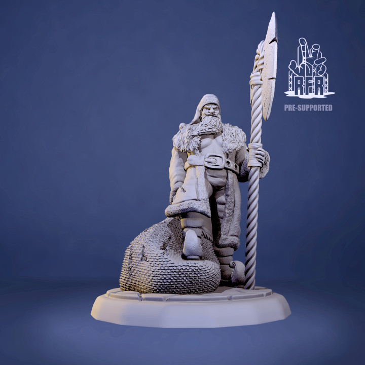 Cursed Claus - Tabletop Miniature (Pre-Supported) image