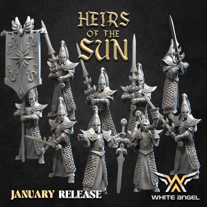 HIGH WARRIOR OF THE SUN - HEIRS OF THE SUN (JANUARY 2024 RELEASE) (ELF FROM ELVES OF THE SUN) image