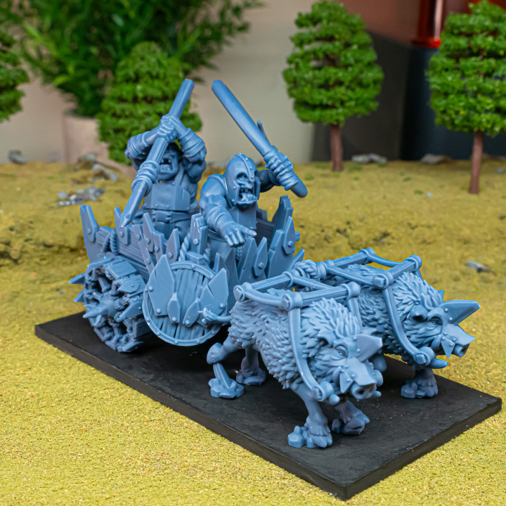 Orc Chariot - Highlands Miniatures