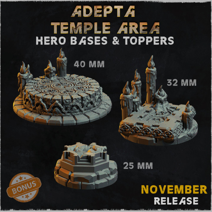 Hero Bases & Toppers - Adepta Temple Area image