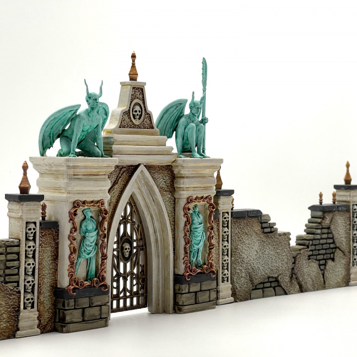 Modular Cemetery Walls and Gate's Cover