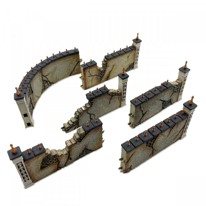 Modular Cemetery Walls and Gate image