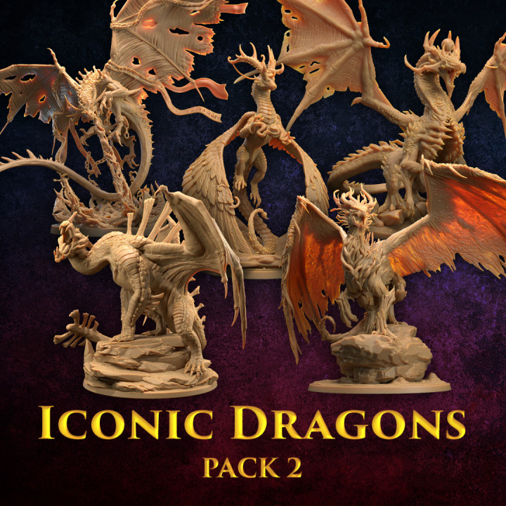 Iconic Dragons Pack 2| PRESUPPORTED's Cover