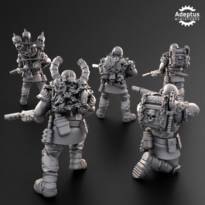 Infantry Bundle. Dark Krocs. Renegades and Heretics. image