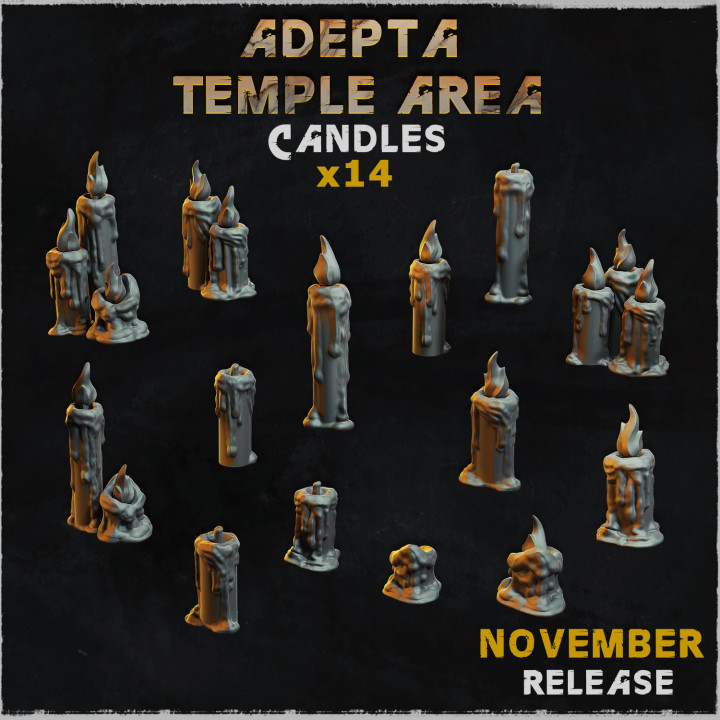 Candles - Basing Bits (Adepta Temple Area) image