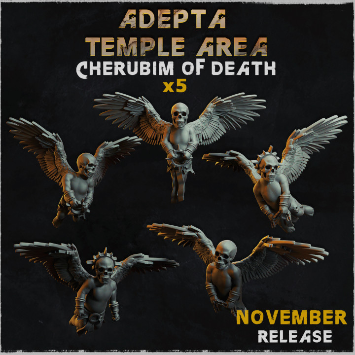 Cherubim of death - Basing Bits (Adepta Temple Area) image