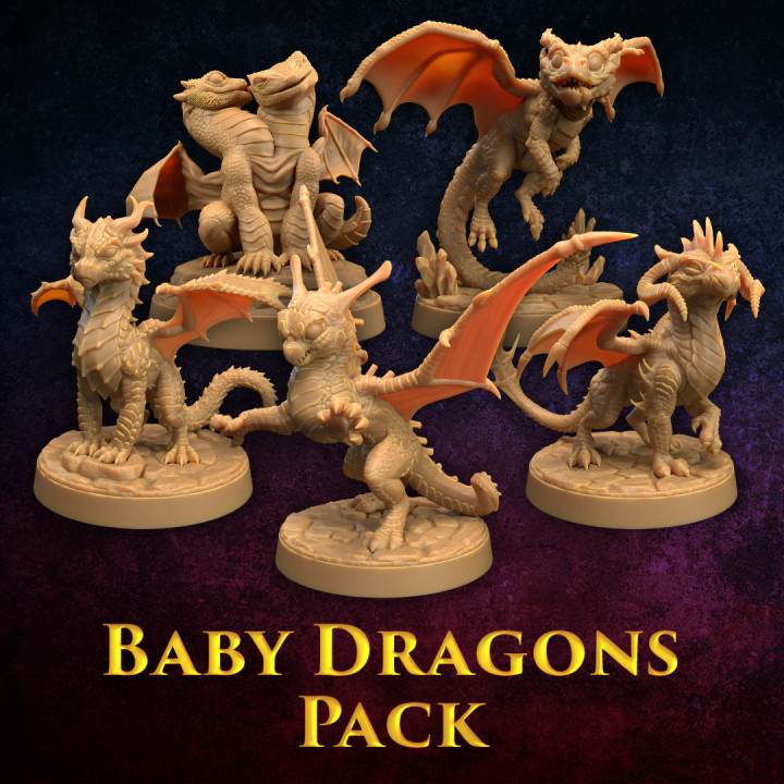 Baby Dragons Pack  | PRESUPPORTED's Cover