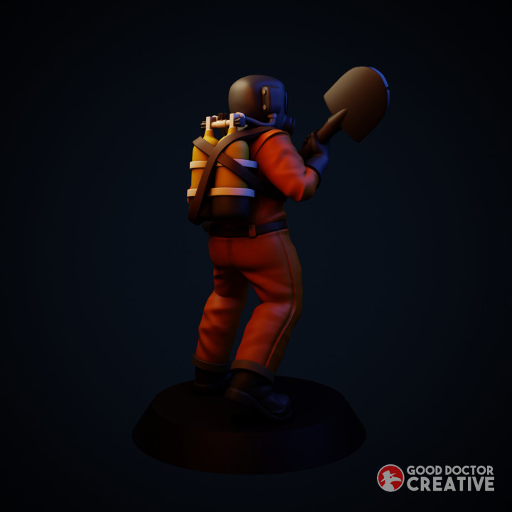 Sci-Fi Hazmat Scavenger