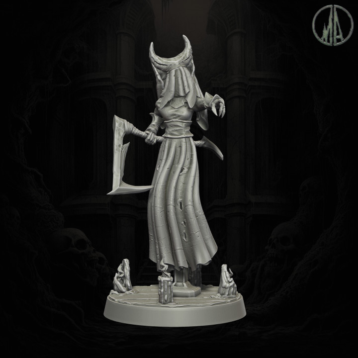 3D Printable Banshee Wraith - 4 Poses - Echoes Of The Void By Monolith Arts