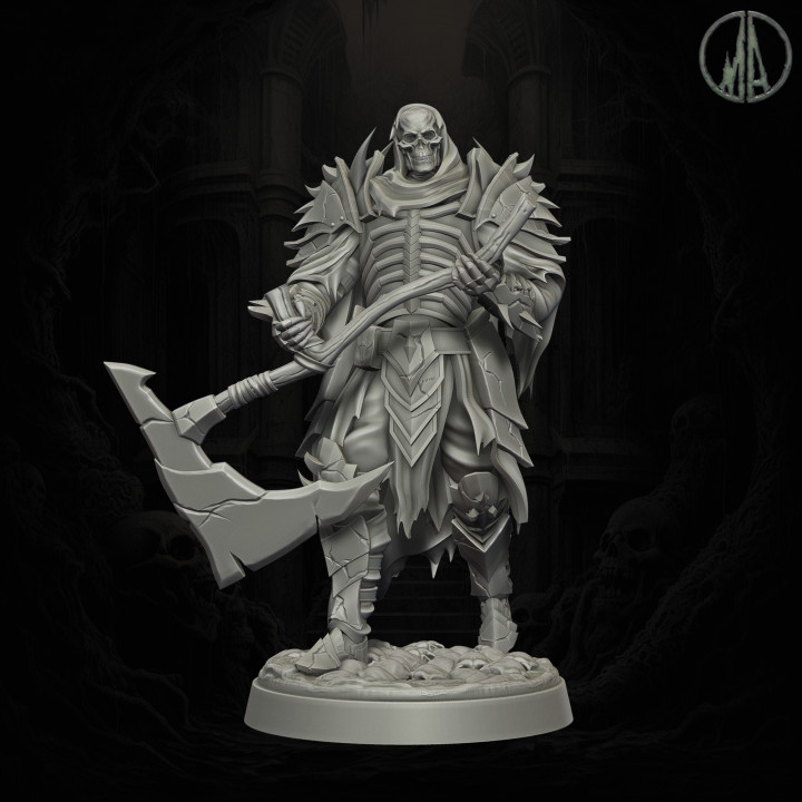 Skeletal Warrior - 4 poses - Echoes of the Void image