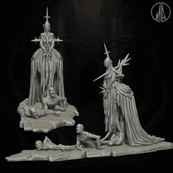 3D Printable White Lady - 2 variations - Echoes of the Void by Monolith ...