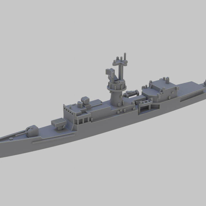 Post WW2 United States Navy Knox class frigate image