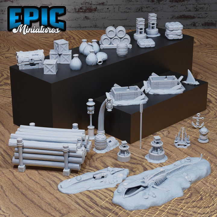 Harbor Scatter / Port Items / Coastal Construction Item / Water Crew Equipment / Ship Gear / Sea Dungeon Area Decoration image