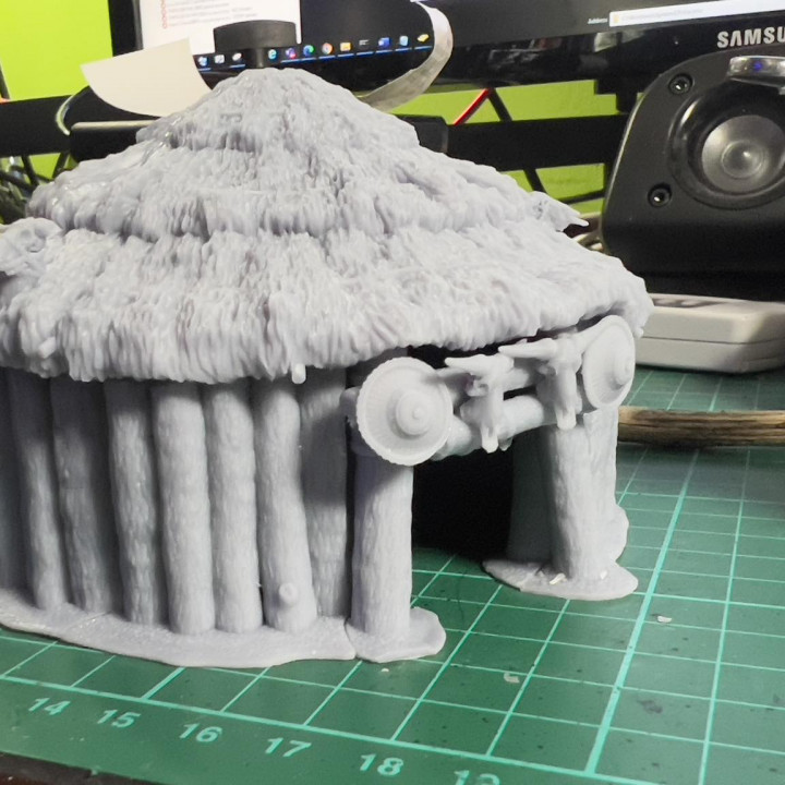 Hut 01 terrain piece. Unlocked Stretch Goal (Unsupported) image