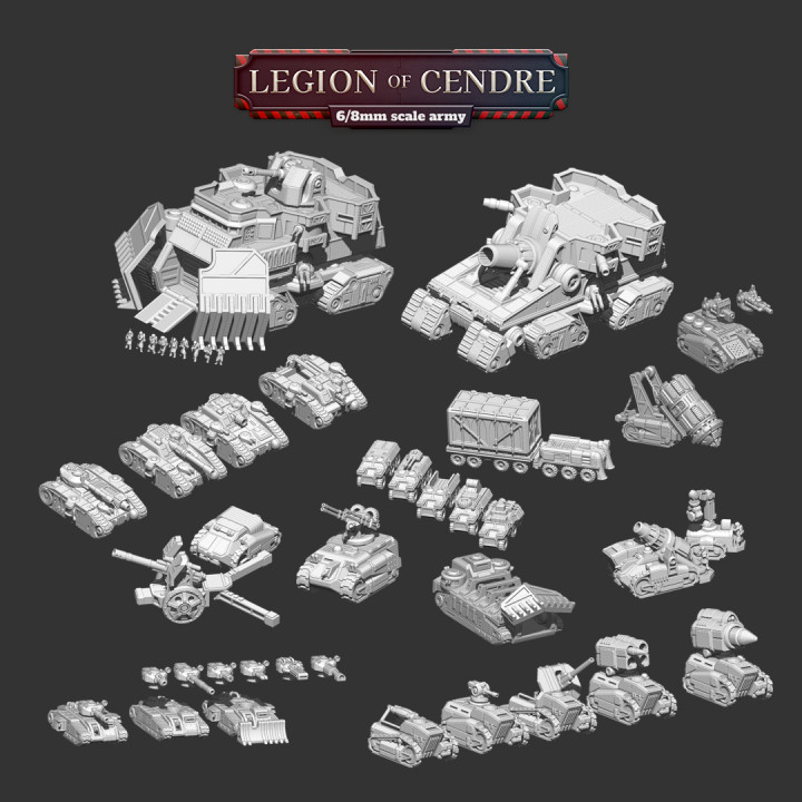 Legion of Cendre - Vehicule pack's Cover