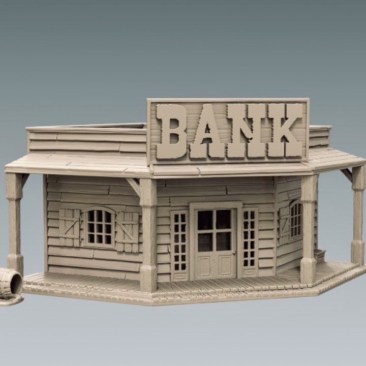 Bank -Old West building image