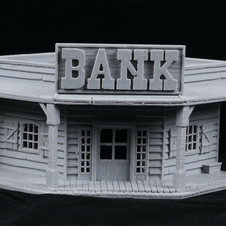 Bank -Old West building image