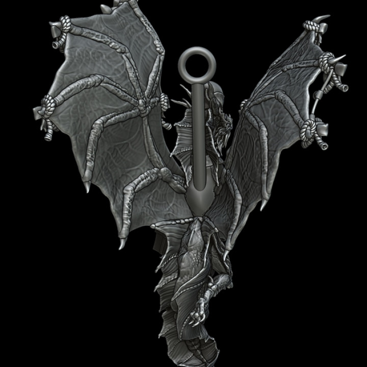Christmas Dragon Ornament image