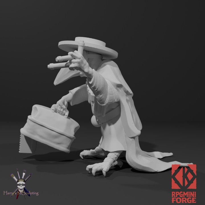 Scrawl the Plague Doctor - Harry's 3D Sculpting image