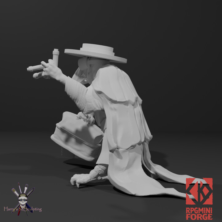 Scrawl the Plague Doctor - Harry's 3D Sculpting image